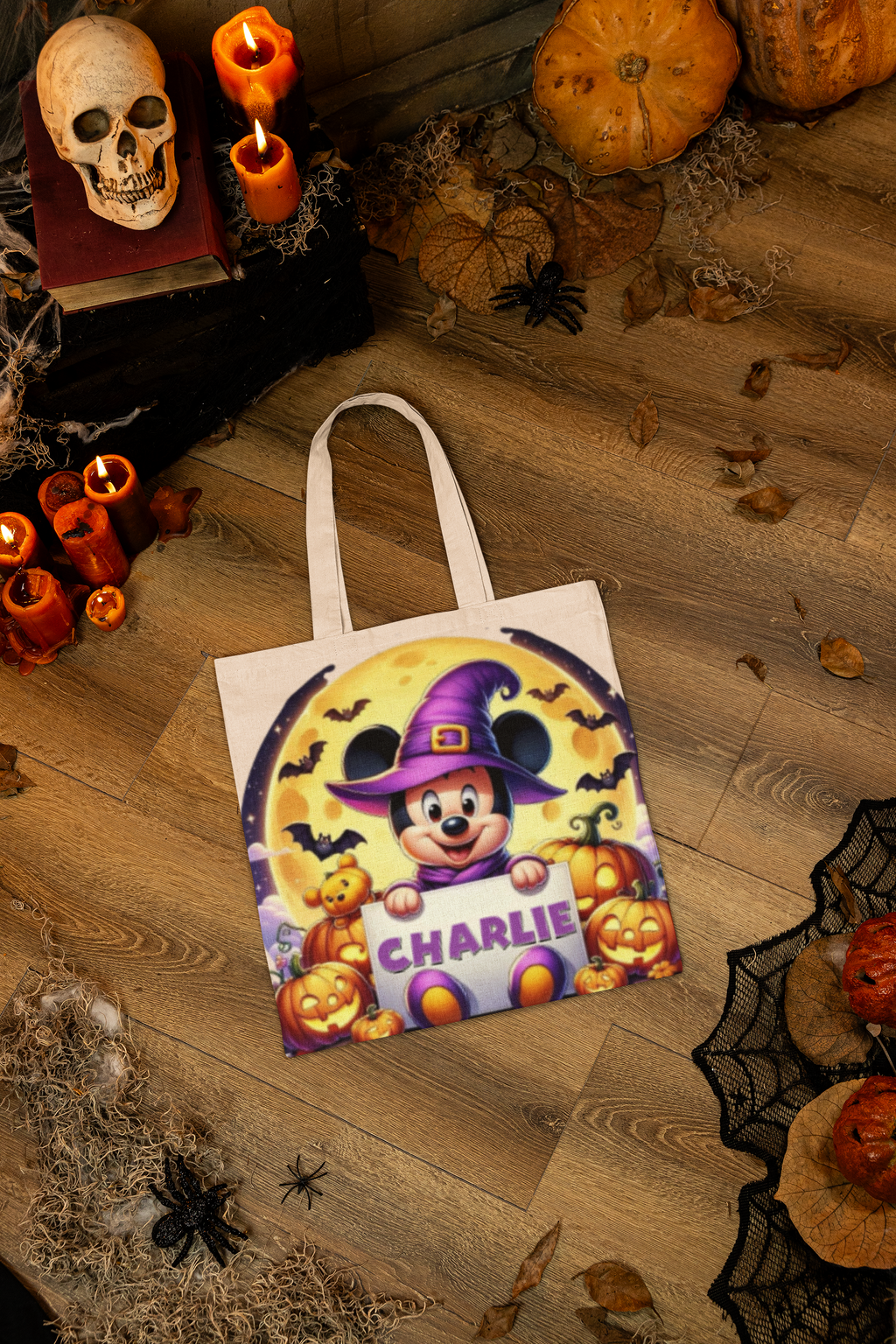 🎃👻 Halloween Trick-or-Treat Bags – 10x10 with Custom Names 👻🎃