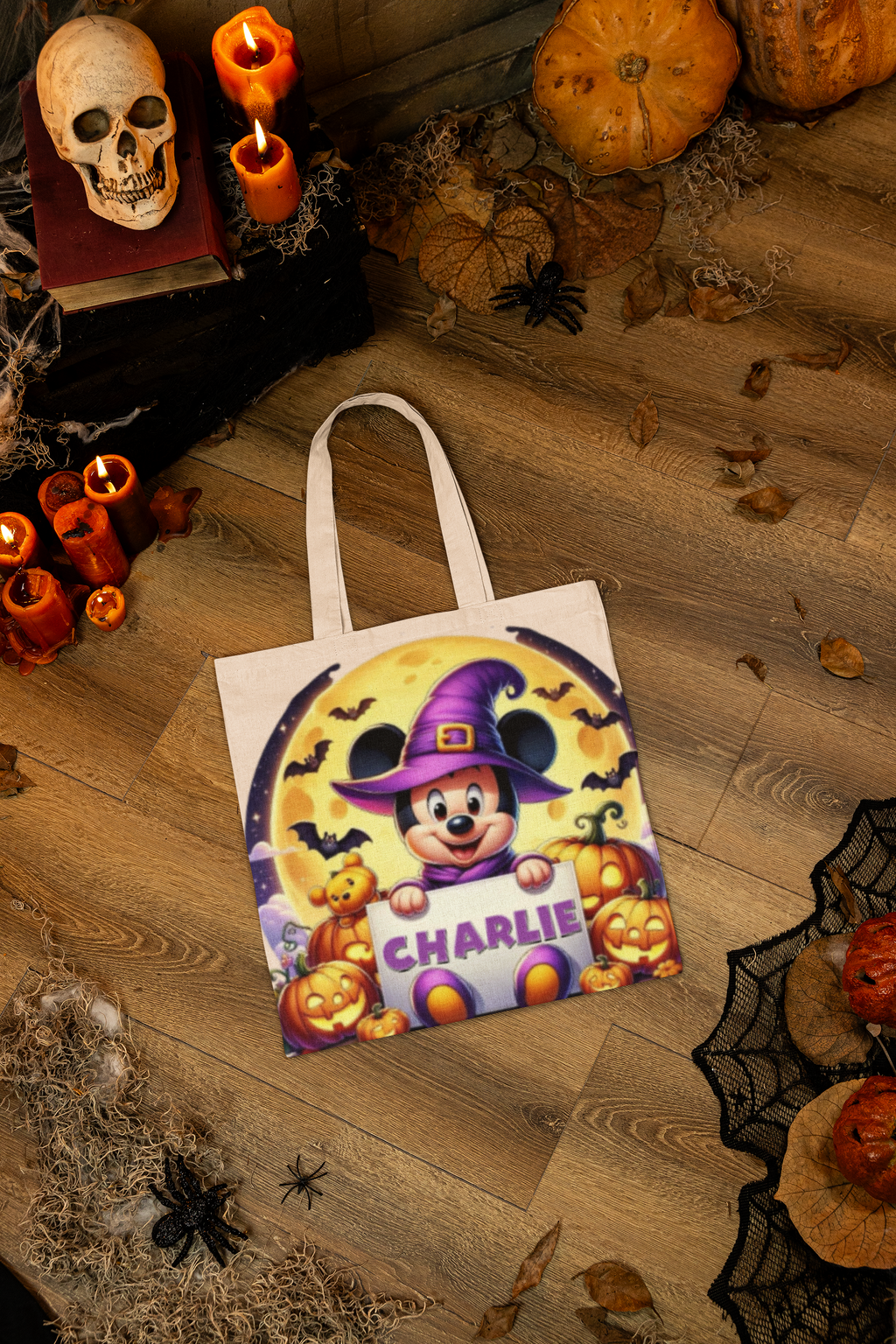 🎃👻 Halloween Trick-or-Treat Bags – 10x10 with Custom Names 👻🎃