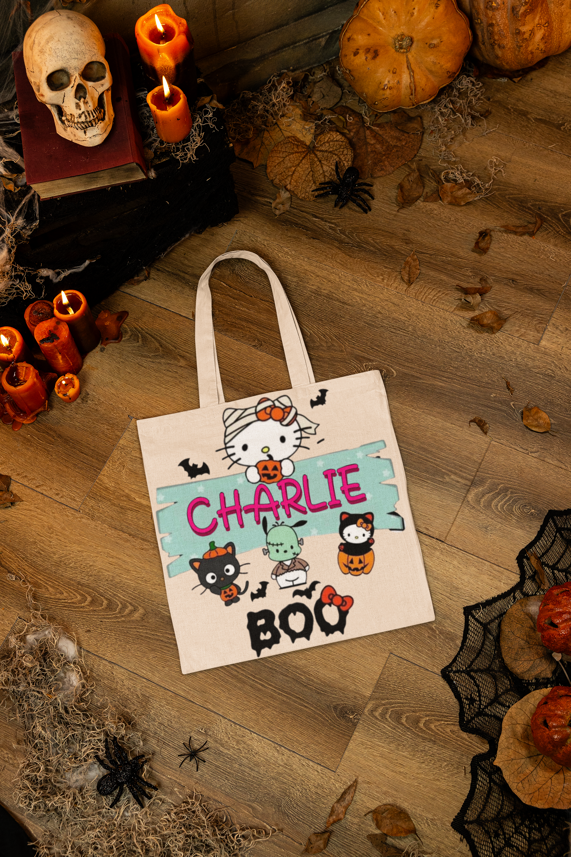 🎃👻 Halloween Trick-or-Treat Bags – 10x10 with Custom Names 👻🎃