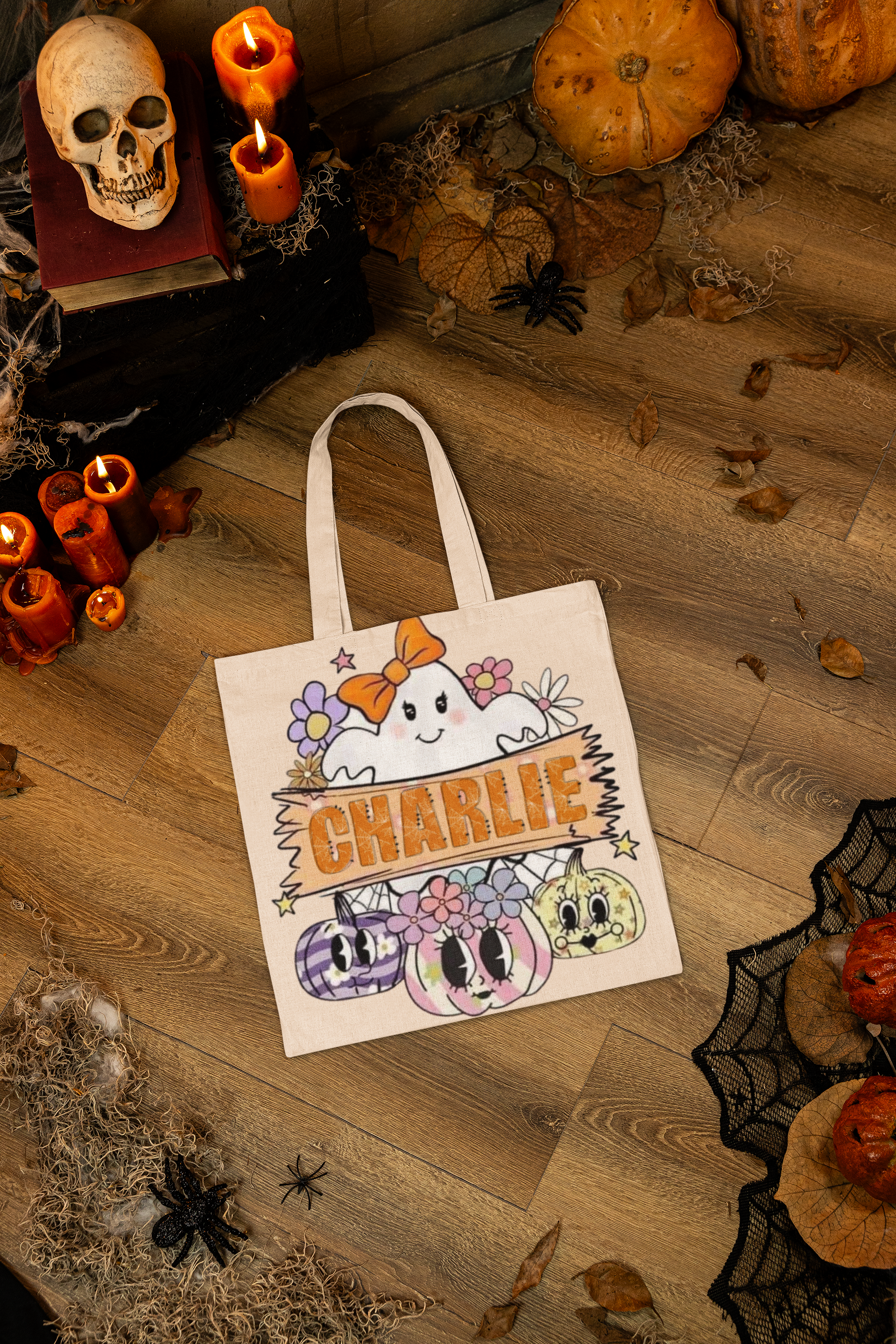 🎃👻 Halloween Trick-or-Treat Bags – 10x10 with Custom Names 👻🎃