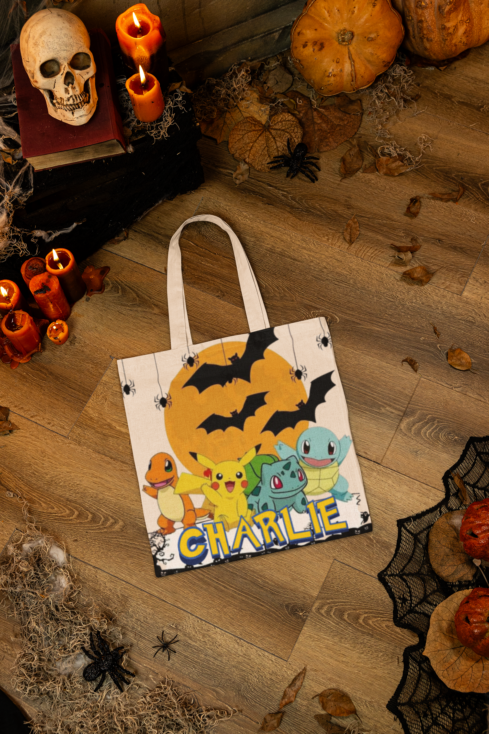 🎃👻 Halloween Trick-or-Treat Bags – 10x10 with Custom Names 👻🎃