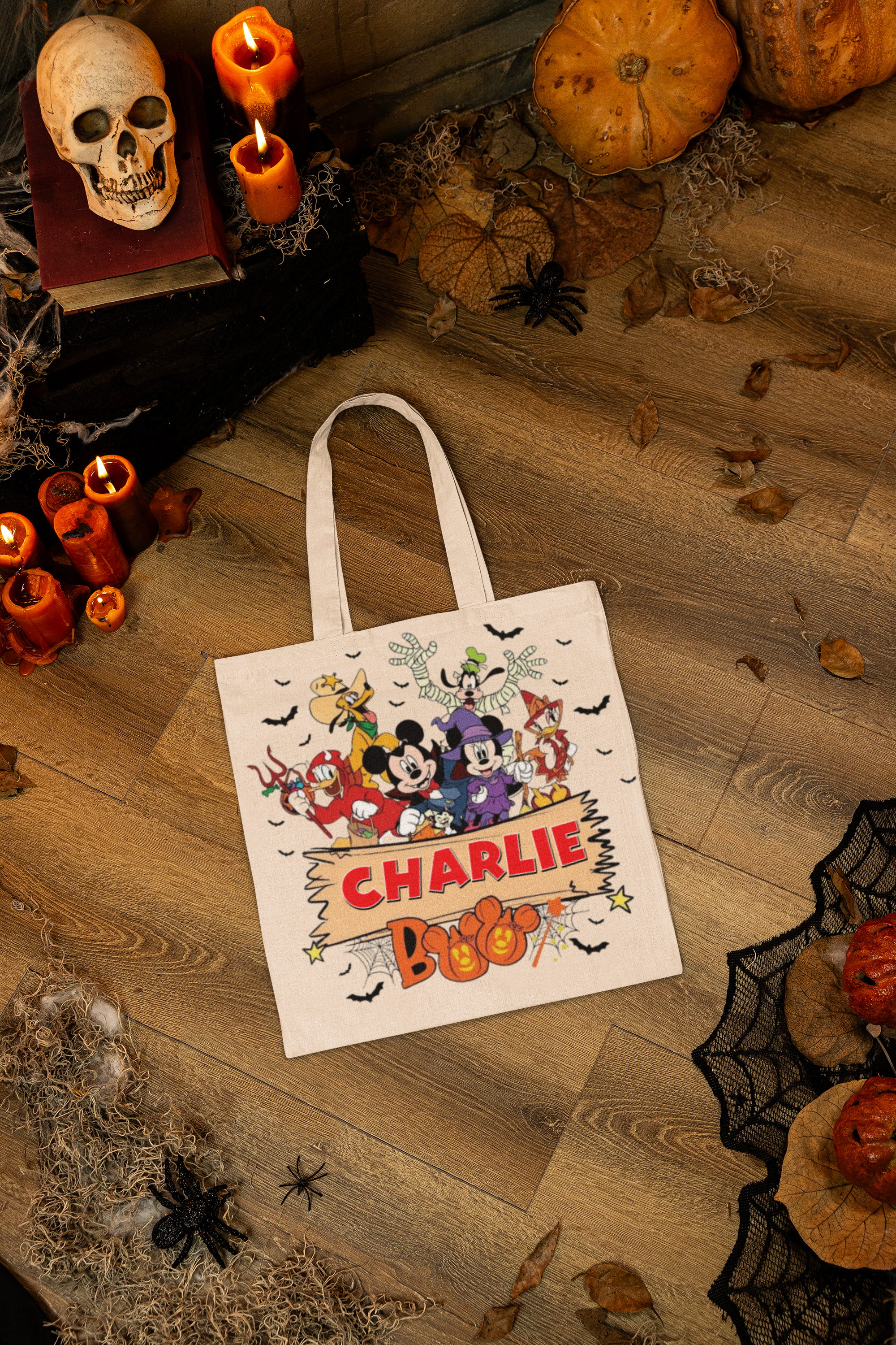 🎃👻 Halloween Trick-or-Treat Bags – 10x10 with Custom Names 👻🎃