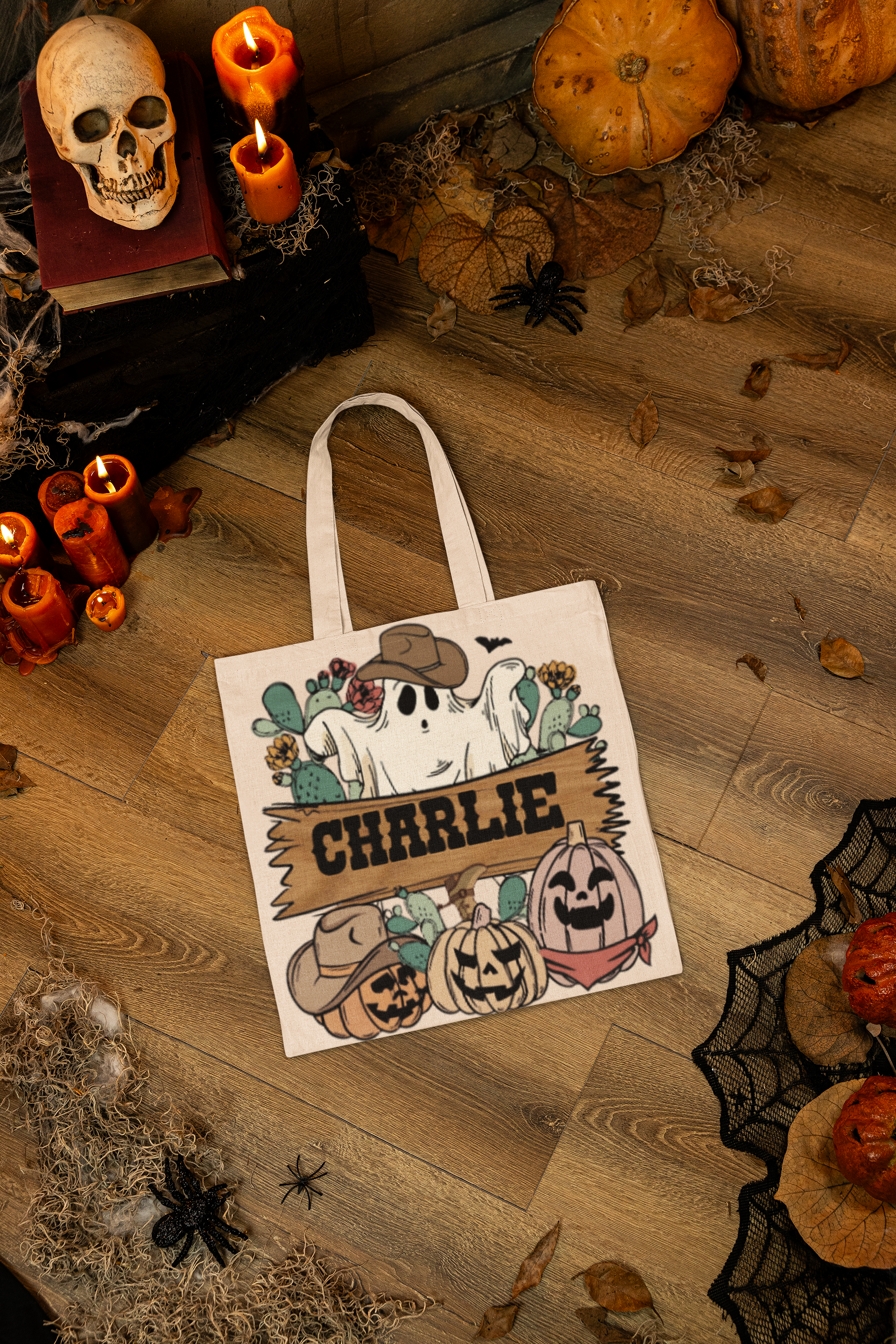 🎃👻 Halloween Trick-or-Treat Bags – 10x10 with Custom Names 👻🎃