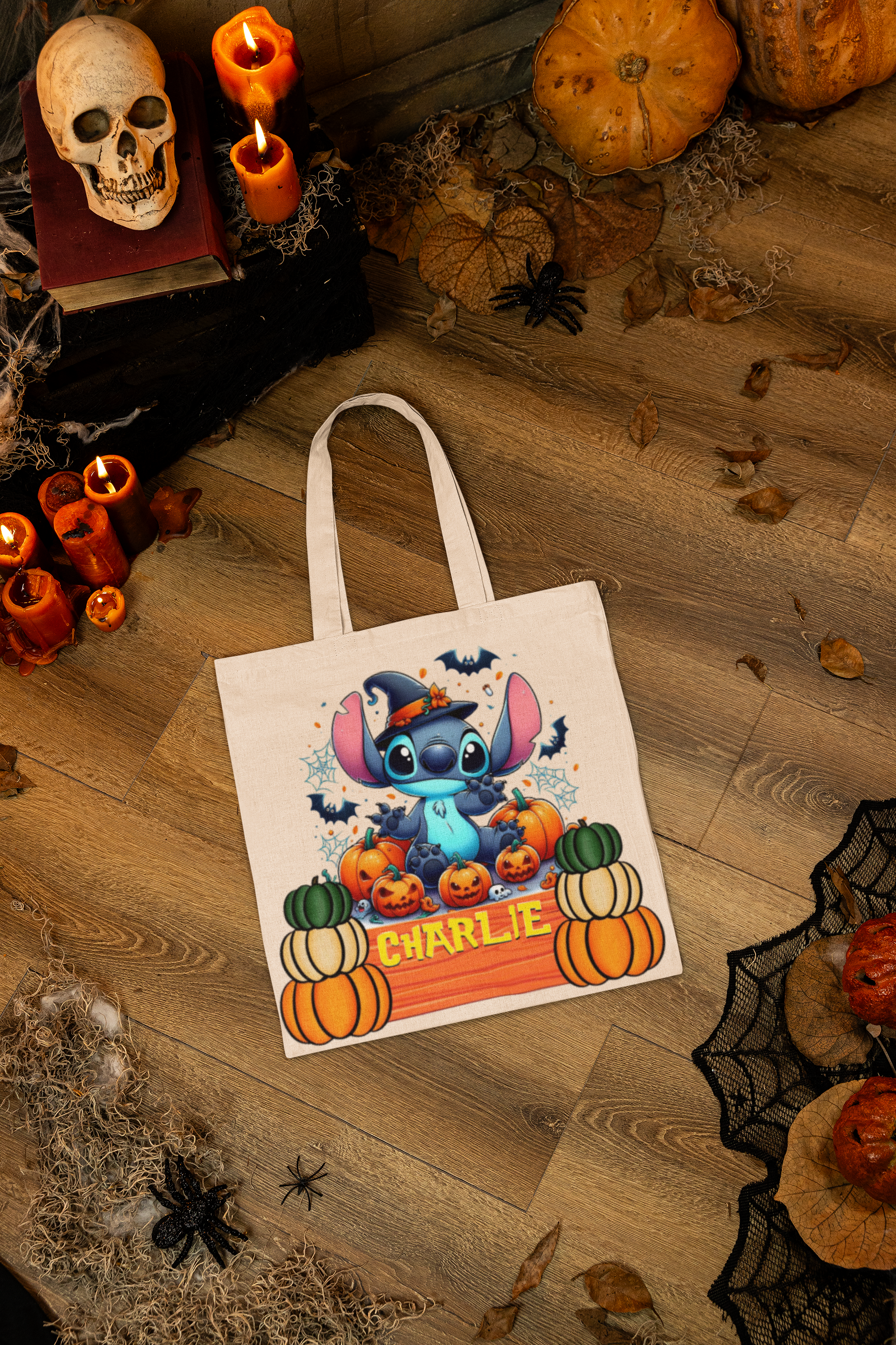 🎃👻 Halloween Trick-or-Treat Bags – 10x10 with Custom Names 👻🎃
