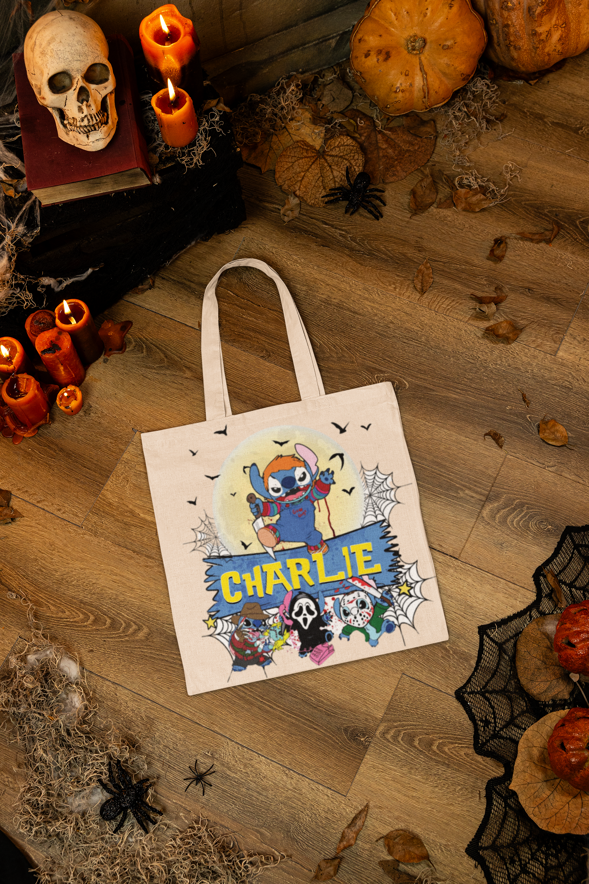 🎃👻 Halloween Trick-or-Treat Bags – 10x10 with Custom Names 👻🎃