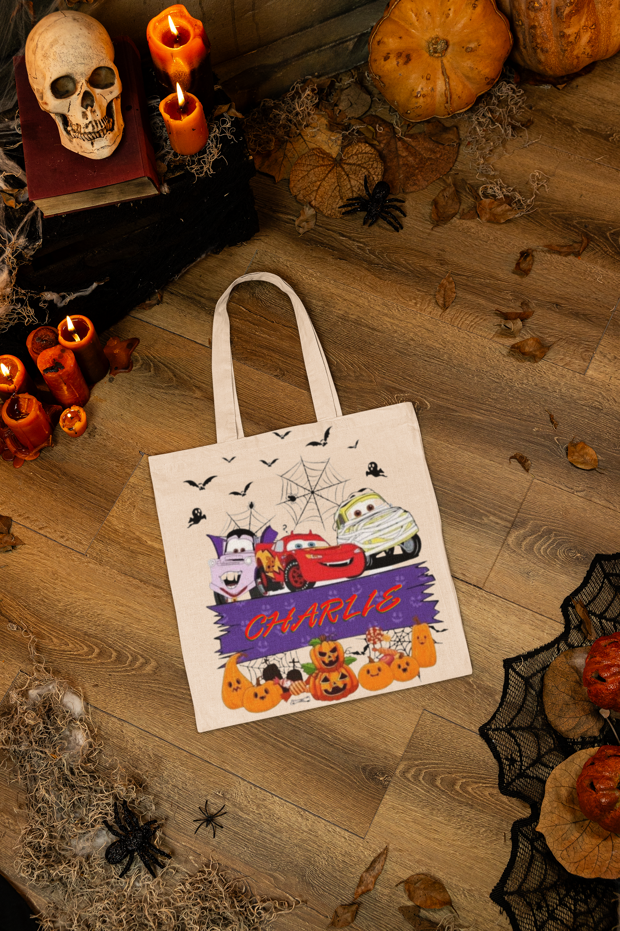 🎃👻 Halloween Trick-or-Treat Bags – 10x10 with Custom Names 👻🎃