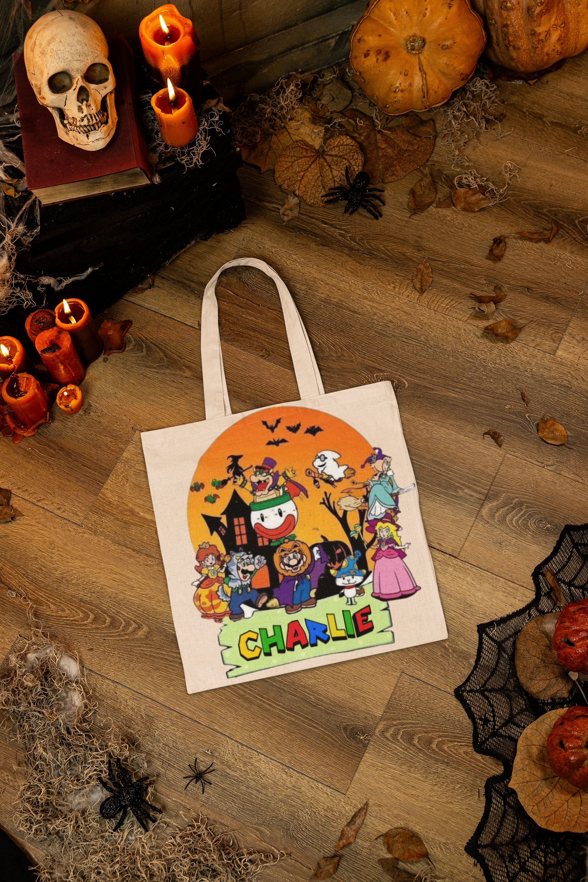🎃👻 Halloween Trick-or-Treat Bags – 10x10 with Custom Names 👻🎃